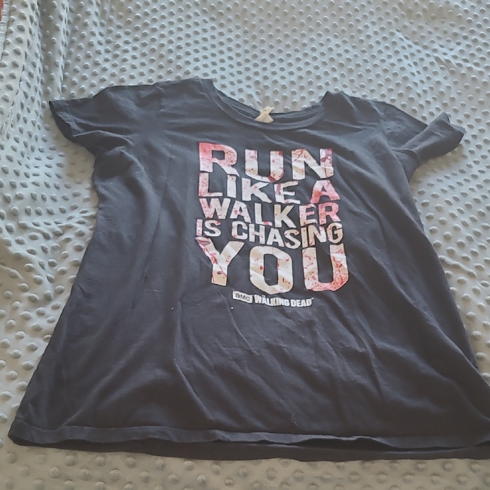 Kids Black Graphic T-Shirt